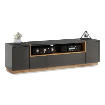 Televizní stolek FRED 185x40 cm antracit/dub artisan