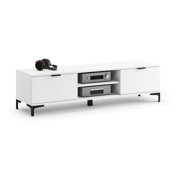 Televizní stolek LORA 150x40 cm bílá
