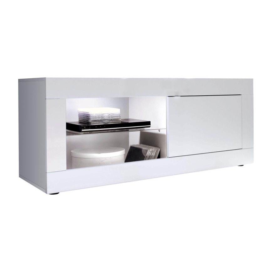 Televizní stolek NERILA bílá