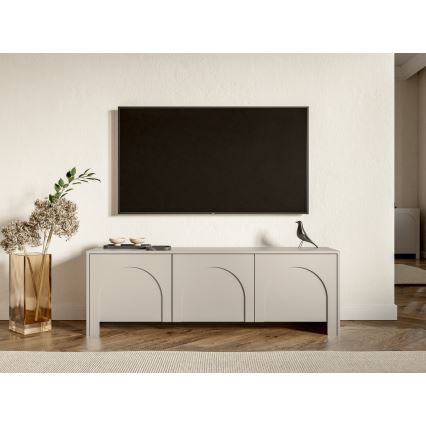 Televizní stolek NIO 150x35 cm kašmír/béžová