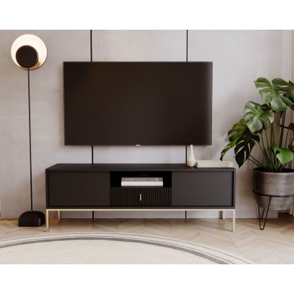 Televizní stolek SUE 155x39 cm černá