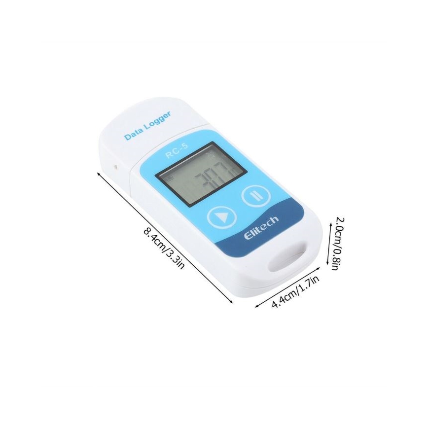 Teploměr se záznamem USB/1xCR2032 IP67