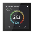Termostat pro podomítkovou instalaci 230V černá Wi-Fi Tuya