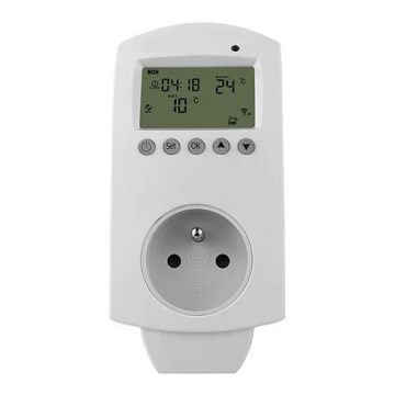 Termostat se zásuvkou 230V