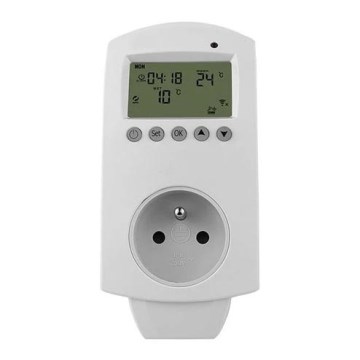 Termostat se zásuvkou 230V Wi-Fi Tuya