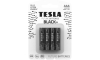 Tesla Batteries - 4 ks Alkalická baterie AAA BLACK+ 1,5V