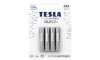 Tesla Batteries - 4 ks Alkalická baterie AAA SILVER+ 1,5V
