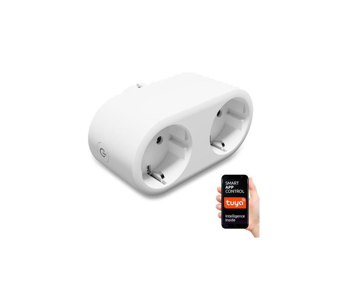 Tesla Tesla - Chytrá dvojzásuvka 3690W/230V/16A Wi-Fi Tuya TE0021