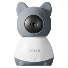 Tesla - Chytrá kamera 360 Baby Full HD 1080p 5V Wi-Fi šedá