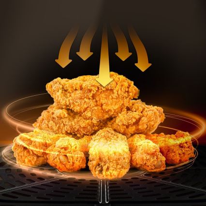 TESLA Electronics AirCook - Chytrá multifunkční digitální horkovzdušná fritéza 9 l 1700W/230V Wi-Fi