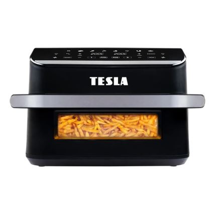 TESLA Electronics AirCook - Multifunkční duální digitální horkovzdušná fritéza 10 l 2400W/230V