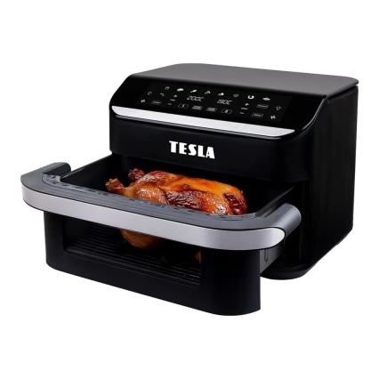 TESLA Electronics AirCook - Multifunkční duální digitální horkovzdušná fritéza 10 l 2400W/230V