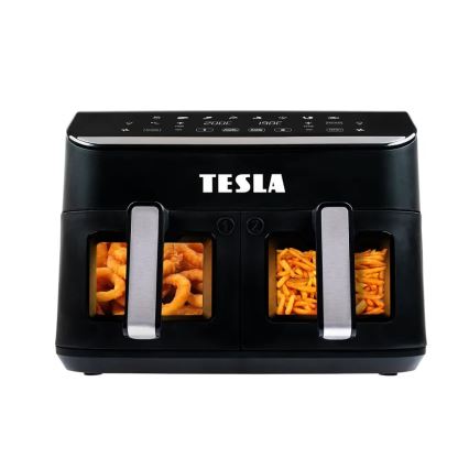 TESLA Electronics AirCook - Multifunkční duální digitální horkovzdušná fritéza 9 l 2400W/230V