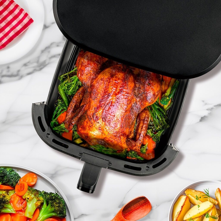 TESLA Electronics AirCook - Multifunkční digitální horkovzdušná fritéza 7 l 1600W/230V