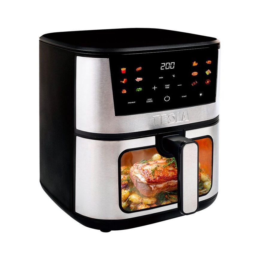 TESLA Electronics AirCook - Multifunkční digitální horkovzdušná fritéza 7 l 1600W/230V