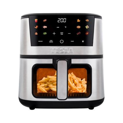 TESLA Electronics AirCook - Multifunkční digitální horkovzdušná fritéza 7 l 1600W/230V