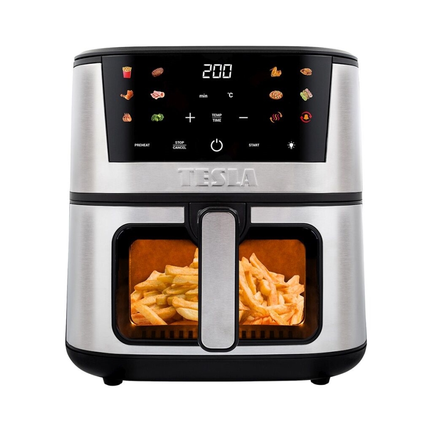 TESLA Electronics AirCook - Multifunkční digitální horkovzdušná fritéza 7 l 1600W/230V