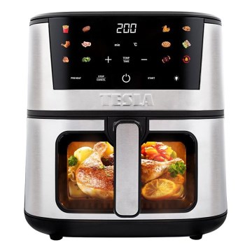 TESLA Electronics AirCook - Multifunkční digitální horkovzdušná fritéza 7 l 1600W/230V
