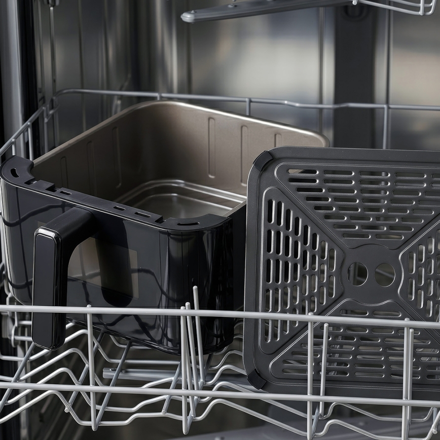 TESLA Electronics AirCook - Třízónová horkovzdušná fritéza 14,5 l 2800W/230V černá