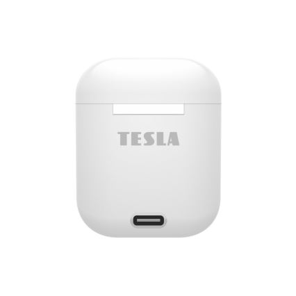 TESLA Electronics - Bezdrátová sluchátka bílá