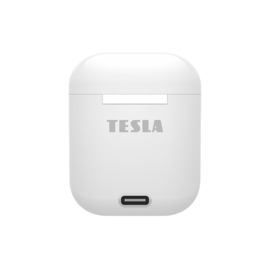 TESLA Electronics - Bezdrátová sluchátka bílá