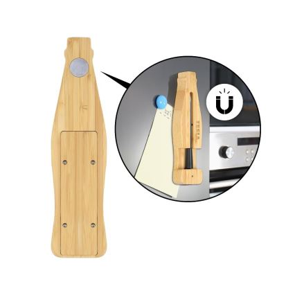 TESLA Electronics - Chytrý teploměr na maso s nabíjecím stojánkem 0-300 °C 5V IP67