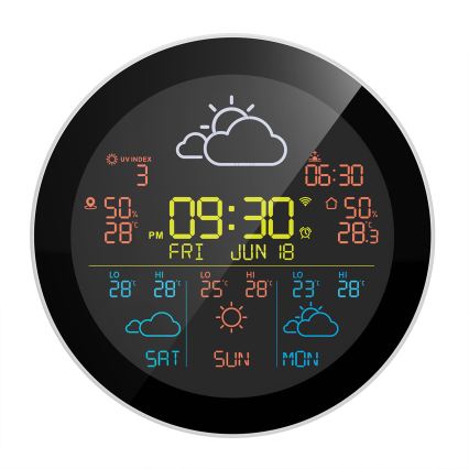 TESLA Electronics Device - Chytrá meteostanice se senzorem 400 mAh Wi-Fi Tuya IP44