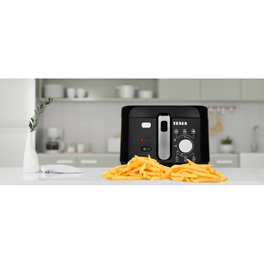 TESLA Electronics EasyCook - Fritéza na olej 2,5 l 1800W/230V