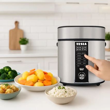 TESLA Electronics MultiCook - Multifunkční rýžovar 2,1 l 400W/230V