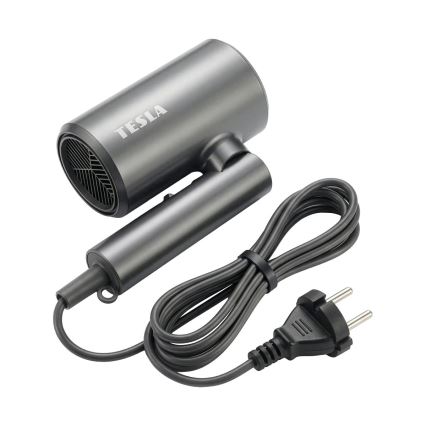 TESLA Electronics MyCare - Skládací fén 1800W/230V šedá