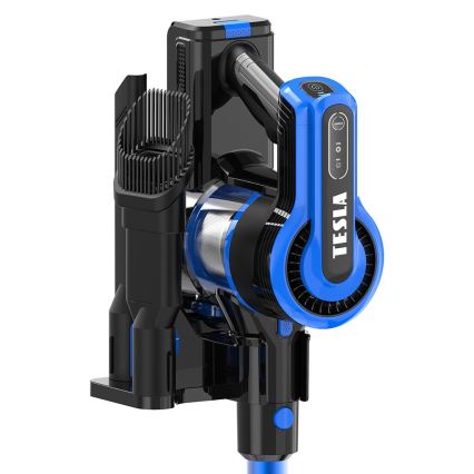 TESLA Electronics PureStar - Flexibilní bezdrátový tyčový vysavač 3v1 300W/2200 mAh černá/modrá