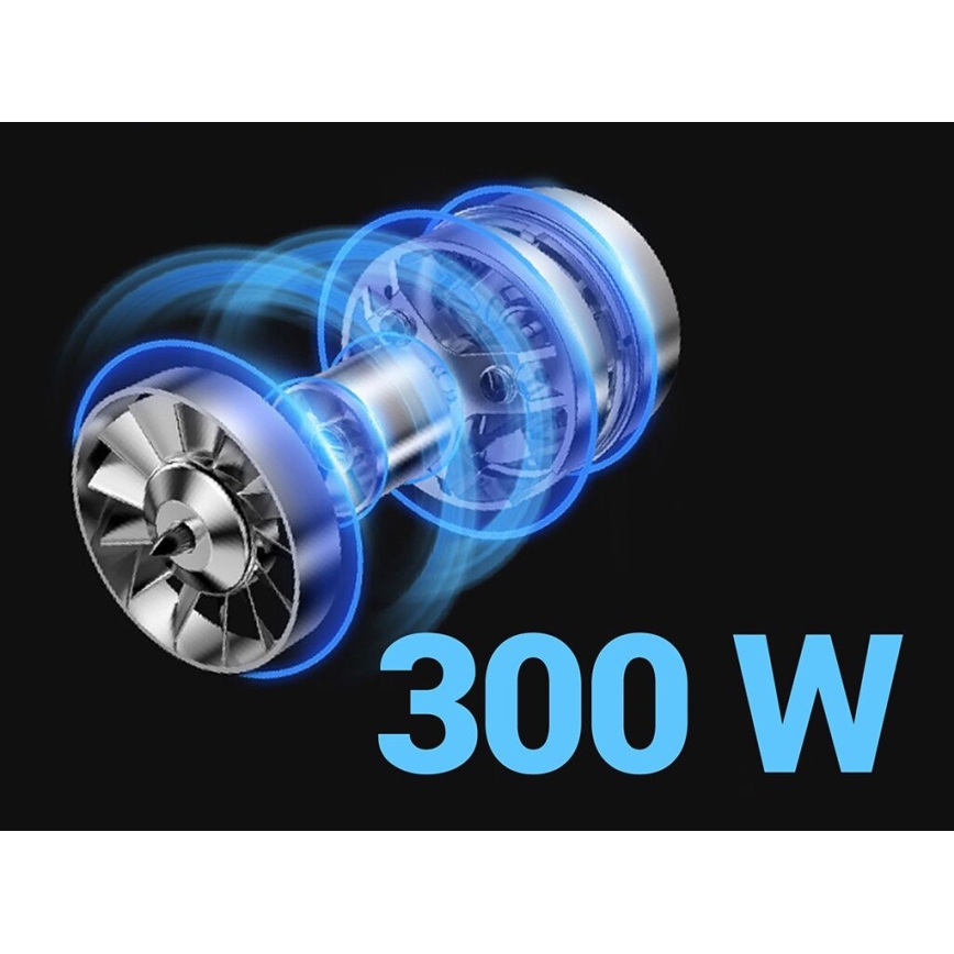 TESLA Electronics PureStar - Flexibilní bezdrátový tyčový vysavač 3v1 300W/2200 mAh černá/modrá