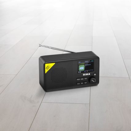 TESLA Electronics - Rádio DAB+ FM 5W/4000 mAh černá