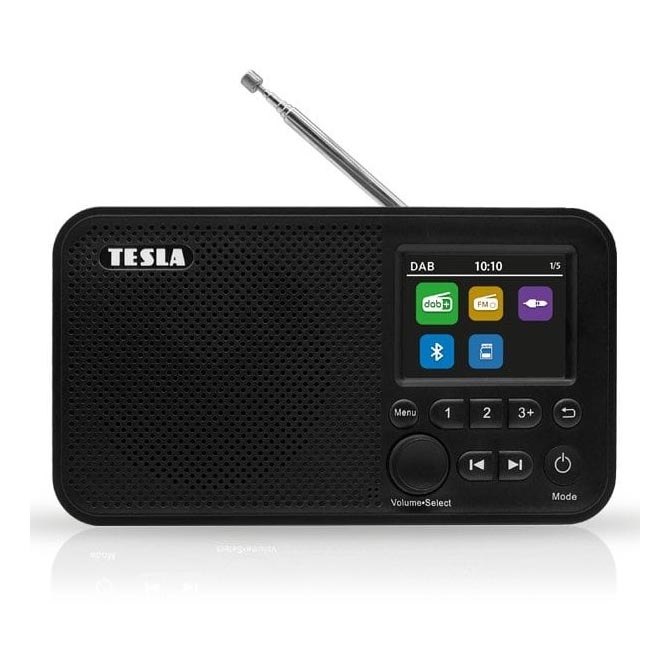TESLA Electronics - Rádio DAB+ FM 5W/4000 mAh černá