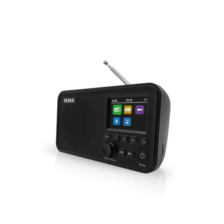 TESLA Electronics - Rádio DAB+ FM 5W/4000 mAh černá
