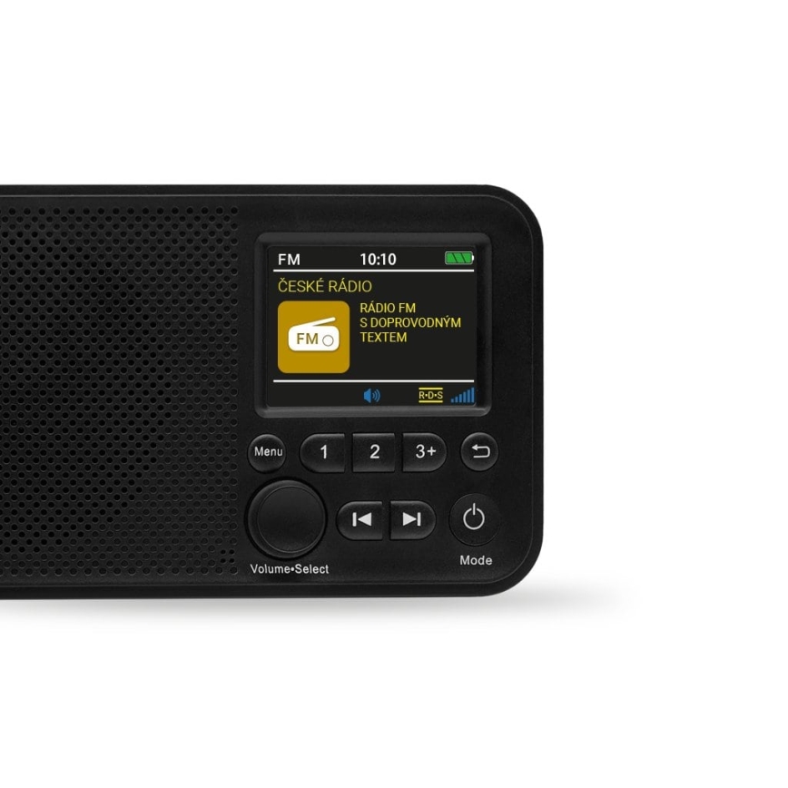 TESLA Electronics - Rádio DAB+ FM 5W/4000 mAh černá