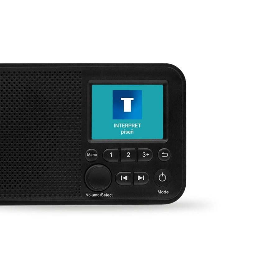 TESLA Electronics - Rádio DAB+ FM 5W/4000 mAh černá