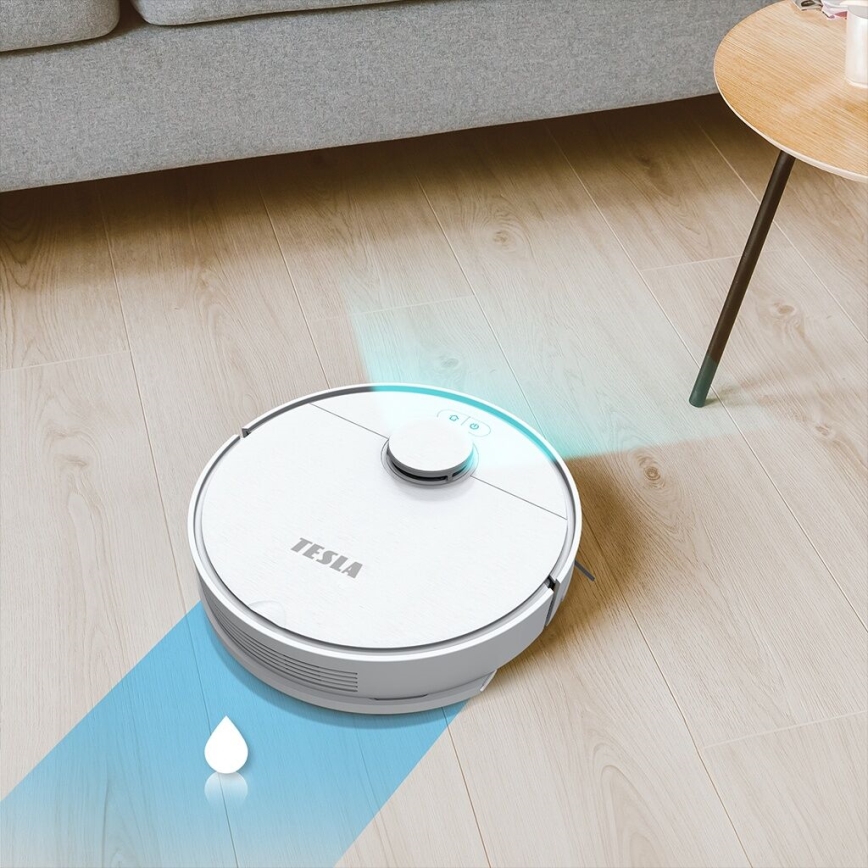 TESLA Electronics RoboStar - Chytrý robotický vysavač 2v1 2550 mAh Wi-Fi bílá