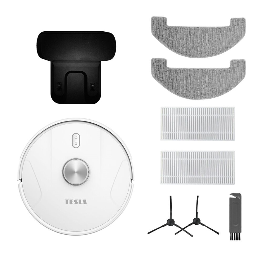 TESLA Electronics RoboStar - Chytrý robotický vysavač 2v1 2600 mAh Wi-Fi bílá