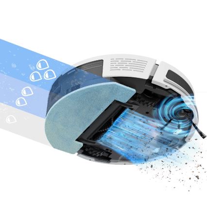 TESLA Electronics RoboStar - Chytrý robotický vysavač 2v1 3200 mAh Wi-Fi bílá