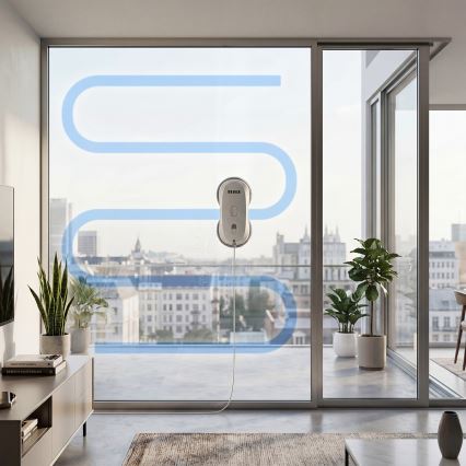 TESLA Electronics RoboStar - Čistič oken s rozprašováním vody 72W/230V/500 mAh + dálkové ovládání