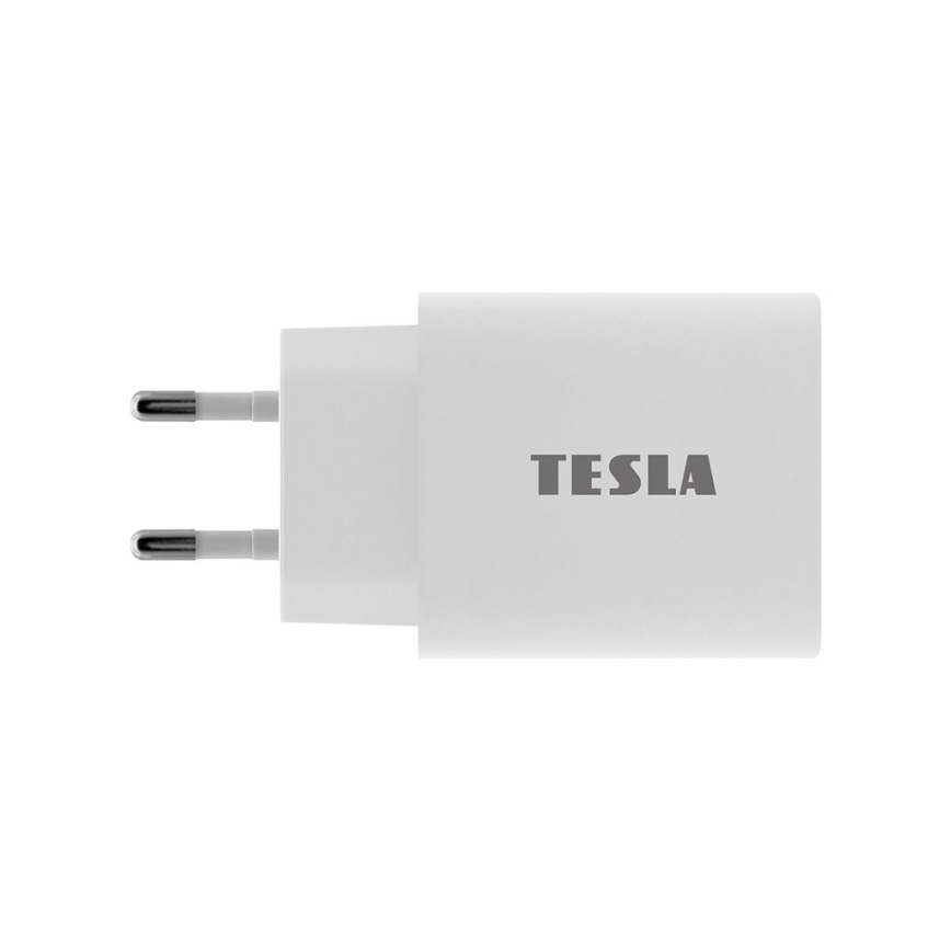 TESLA Electronics - Rychlonabíjecí adaptér Power Delivery 20W bílá