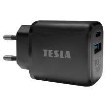 TESLA Electronics - Rychlonabíjecí adaptér Power Delivery 25W černá