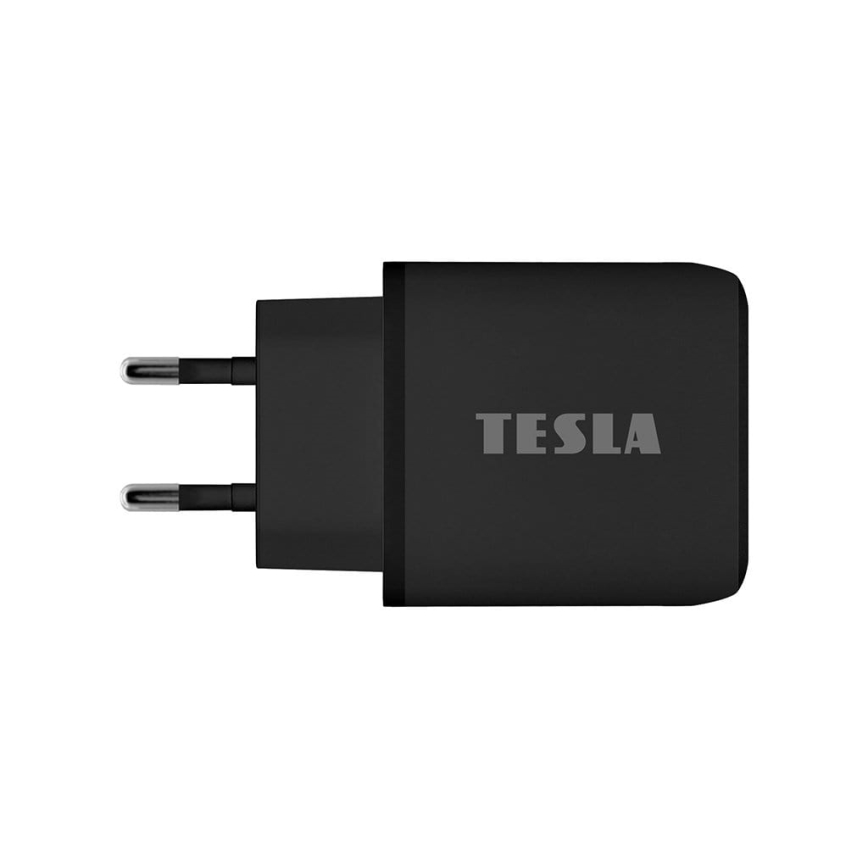 TESLA Electronics - Rychlonabíjecí adaptér Power Delivery 25W černá