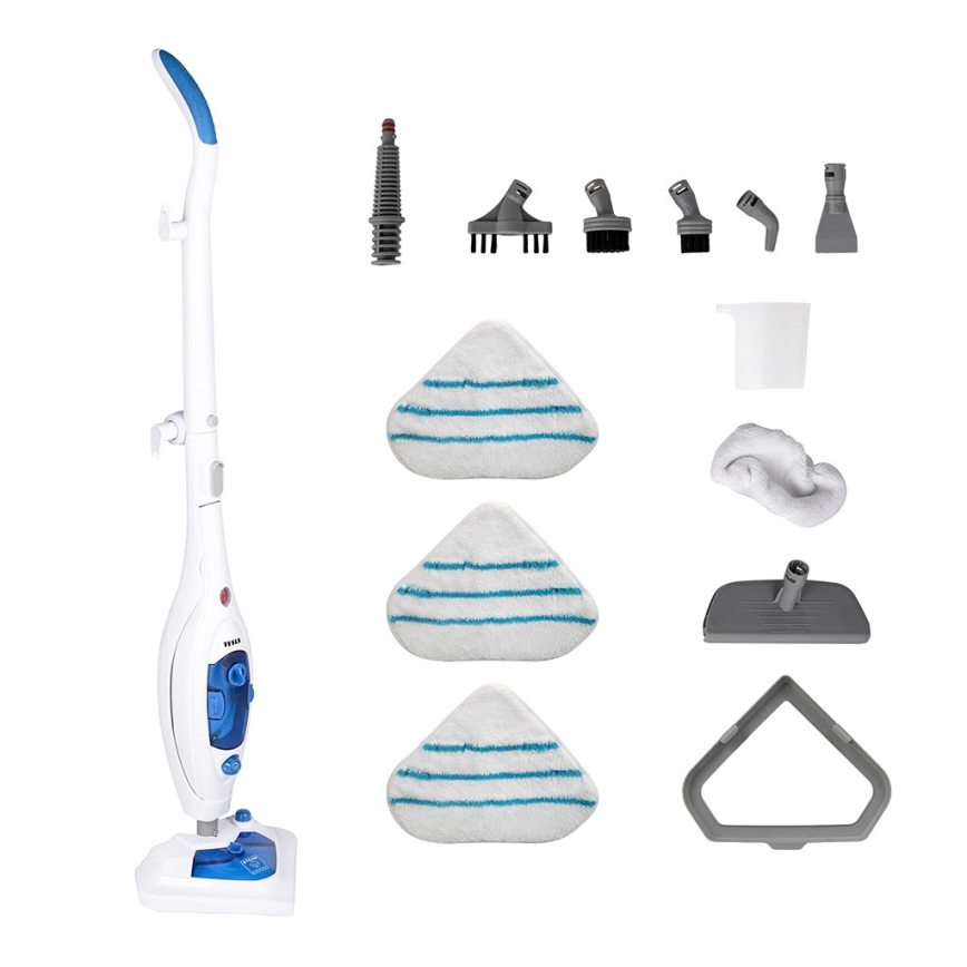 TESLA Electronics SteamPower - Parní mop se zásobníkem na čistící prostředek 2v1 1300W/230V