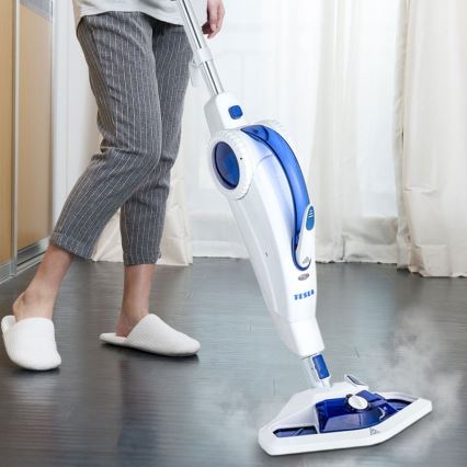 TESLA Electronics SteamPower - Parní mop se zásobníkem na čistící prostředek 2v1 1500W/230V