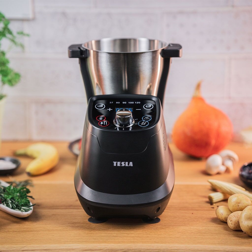 TESLA Electronics ThermoCook - Multifunkční kuchyňský varný robot 1200W/230V nerez