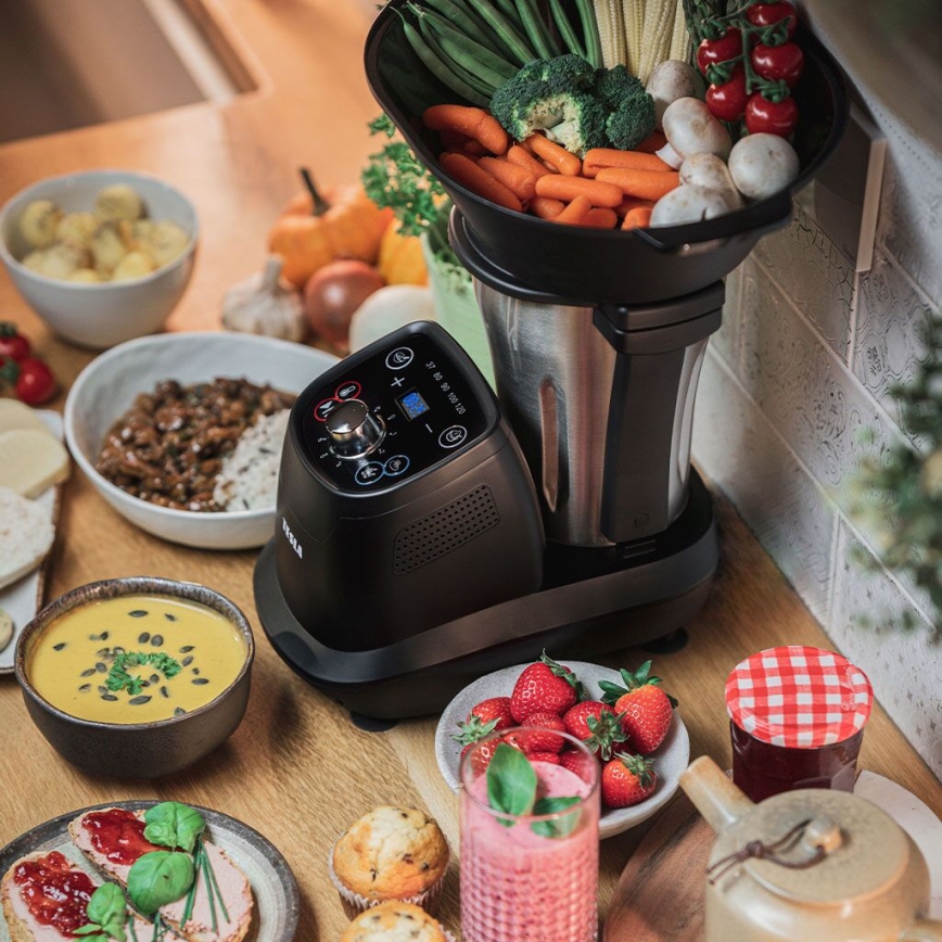TESLA Electronics ThermoCook - Multifunkční kuchyňský varný robot 1200W/230V nerez