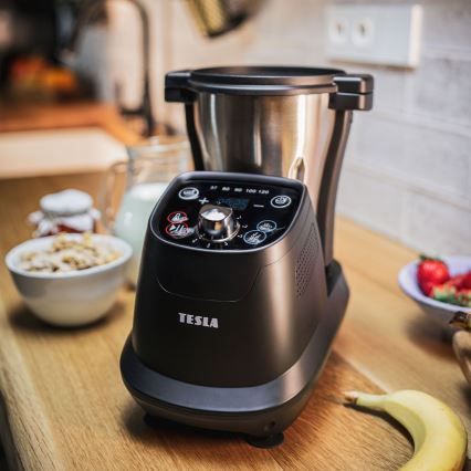 TESLA Electronics ThermoCook - Multifunkční kuchyňský varný robot 1200W/230V nerez