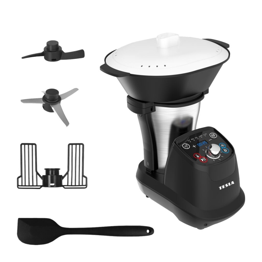 TESLA Electronics ThermoCook - Multifunkční kuchyňský varný robot 1200W/230V nerez
